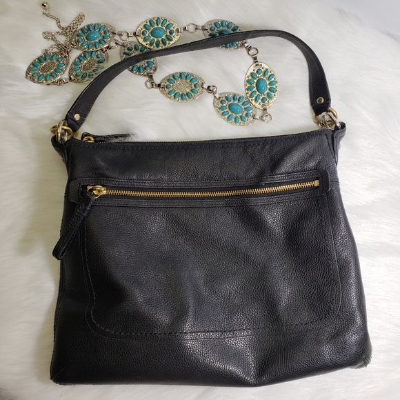 Coach Handbags - Coach handbag in solid black leather